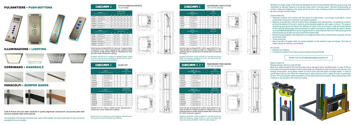 Cataloghi Semag: linea Dedra